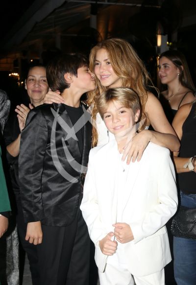Shakira con Milán y Sasha en Let it Beat