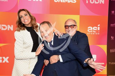 Lili Estefan y el Gordo de Molina con Emilio Estefan