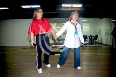 Las Angélicas ensayando