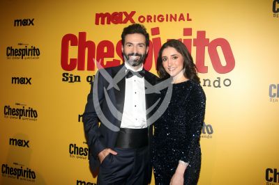 Pablo y Paola con Chespirito en BsAs