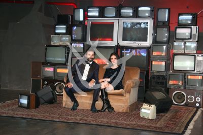 Pablo y Paola con Chespirito en BsAs
