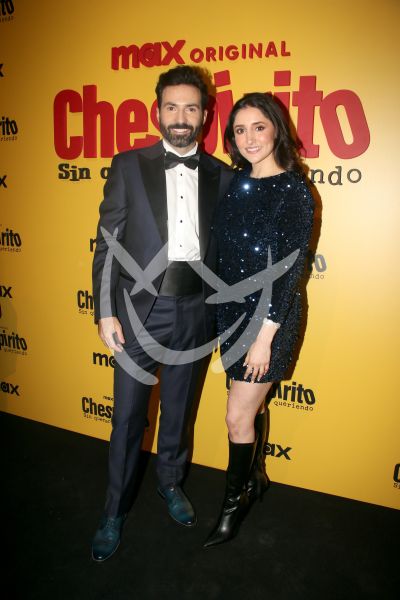 Pablo y Paola con Chespirito en BsAs