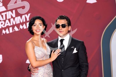 Angela Aguilar y Christian Nodal en Latin Grammy