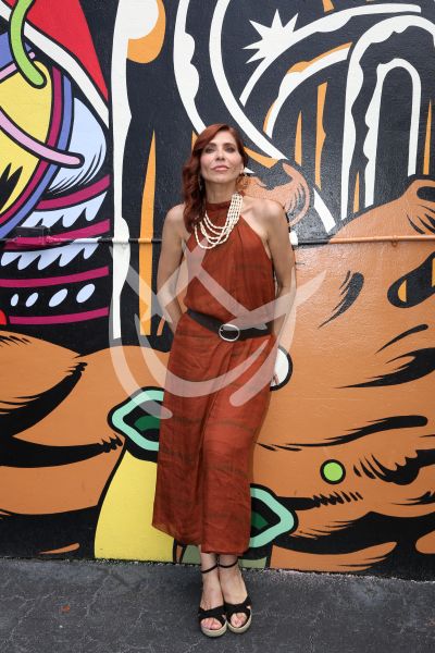Lorena Meritano en locación