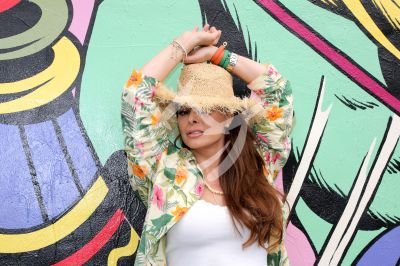 Yadhira Carrillo en locación