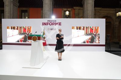 Claudia Sheinbaum da 1er informe