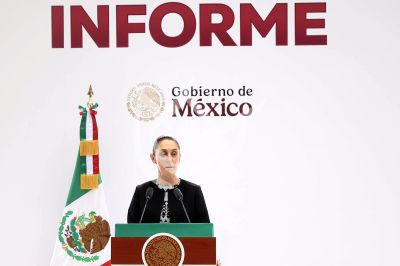 Claudia Sheinbaum da 1er informe