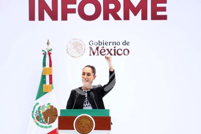 Claudia Sheinbaum da 1er informe