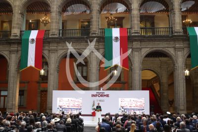 Claudia Sheinbaum da 1er informe