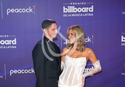 Paco Pizaña y Cristina Porta en Billboard Latino