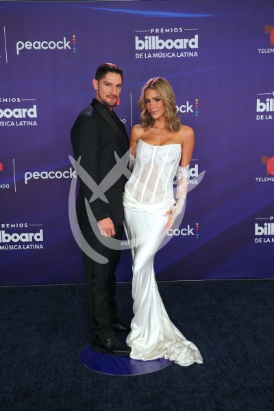 Paco Pizaña y Cristina Porta en Billboard Latino