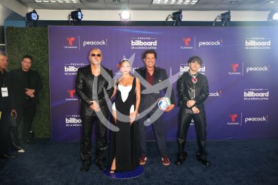 Wisin, Carlos, Emilia y Xavi en Billboard Latino