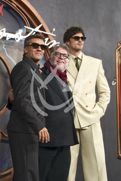 Guillermo, Oscar y Jacob con Frankenstein 