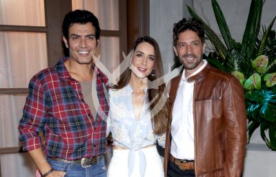 Susana, Andrés y David se Ocultan