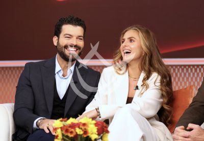 Adrián Di Monte y novia en DA