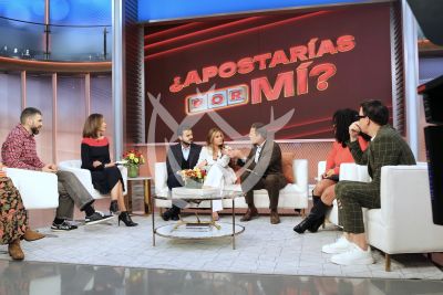 Adrián Di Monte y novia en DA