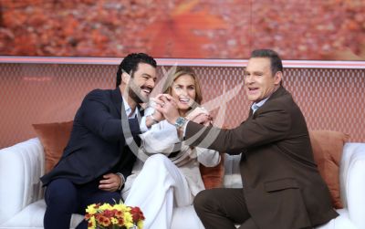 Adrián Di Monte y novia en DA