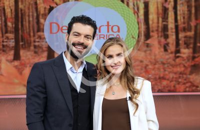 Adrián Di Monte y novia en DA