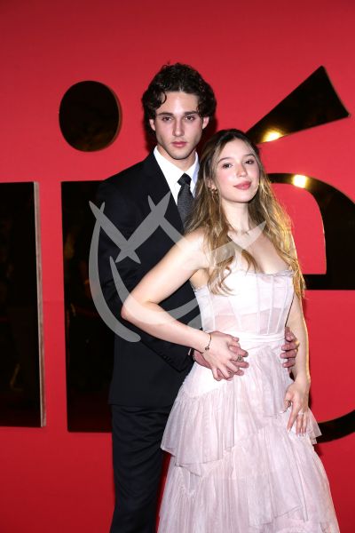 Mía Rubin y novio con Quién