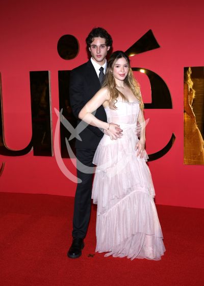 Mía Rubin y novio con Quién