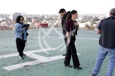 Arap Bethke y Fátima Molina en locación