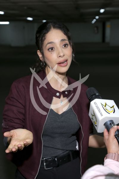 Fátima Molina en locación