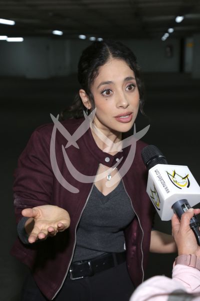 Fátima Molina en locación