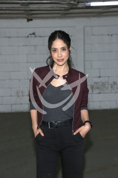 Fátima Molina en locación