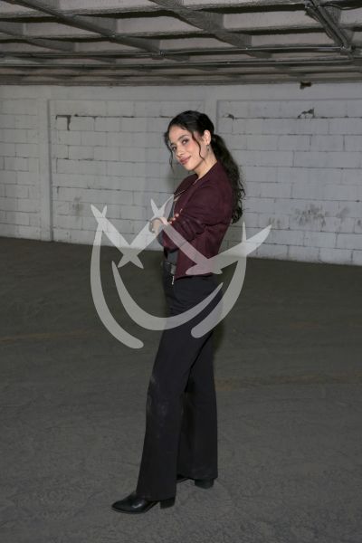 Fátima Molina en locación