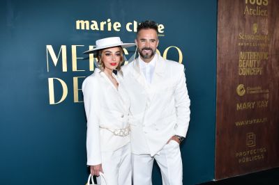 José Ron y novia de Flores