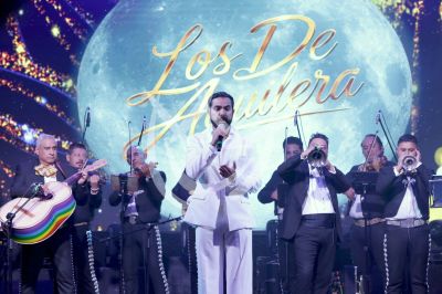 Ernesto D'Alessio con Los Aguilera