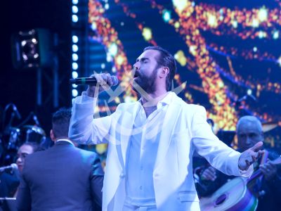 Ernesto D'Alessio con Los Aguilera