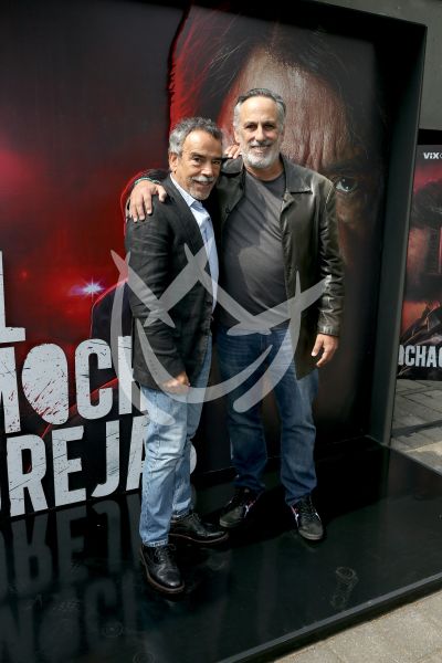 Damián Alcazar y Julio Bracho con el Mochaorejas