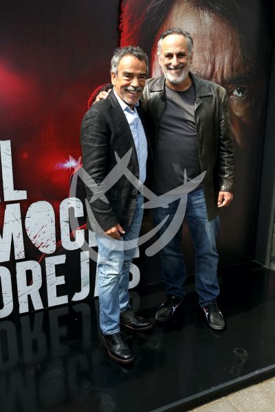 Damián Alcazar y Julio Bracho con el Mochaorejas