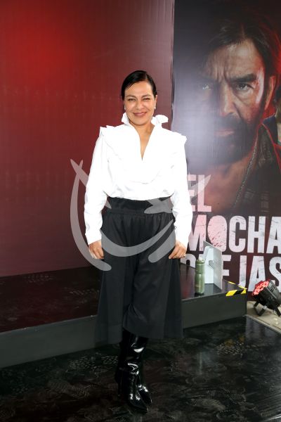 Giovanna Zacarías con el Mochaorejas