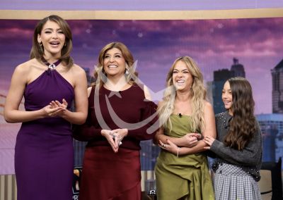 Migbelis y Karina reciben a Adamari e hija