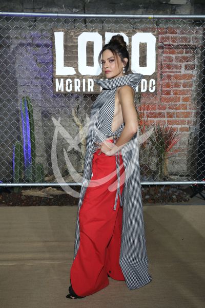 Angélica Celaya con Lobo 