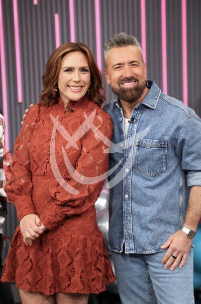 Angélica Vale y Jorge Bernal
