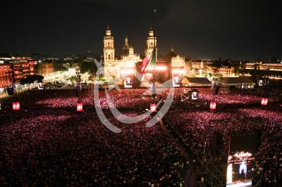 Andrea Bocelli en el Zócalo