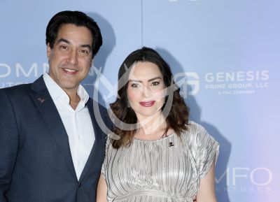 Michelle Galván y novio con St Jude