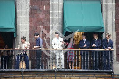 BTS en Palacio Nacional