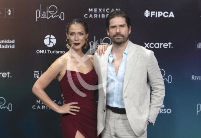 Carolina Miranda y Juan Felipe Samper en los Platino