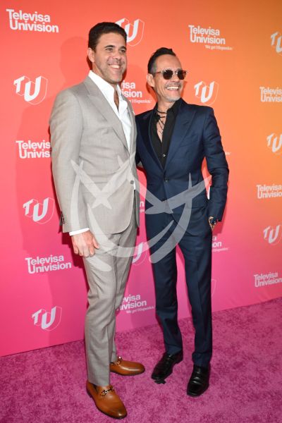 Ignacio Meyer y Marc Anthony en upfront