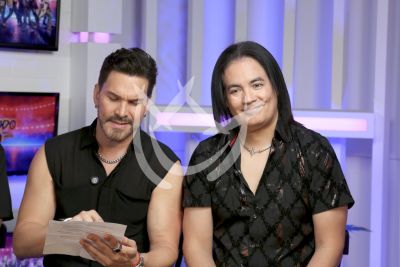 Robert y Rubén con Menudo 50