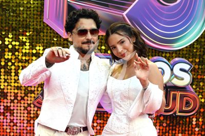 Christian Nodal y Ángela Aguilar en PJ 2026