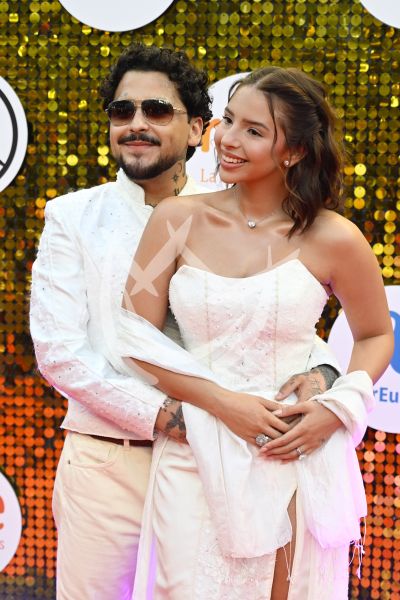 Christian Nodal y Ángela Aguilar en PJ 2026