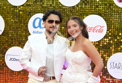 Christian Nodal y Ángela Aguilar en PJ 2026
