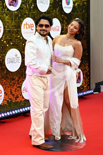 Christian Nodal y Ángela Aguilar en PJ 2026