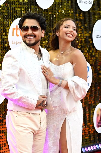 Christian Nodal y Ángela Aguilar en PJ 2026