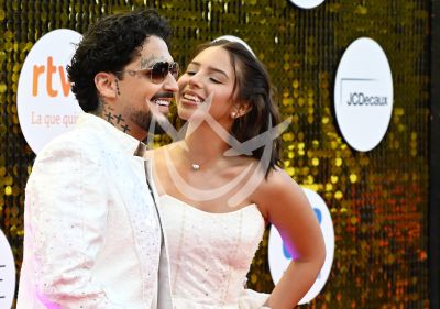 Christian Nodal y Ángela Aguilar in love! en PJ 2026